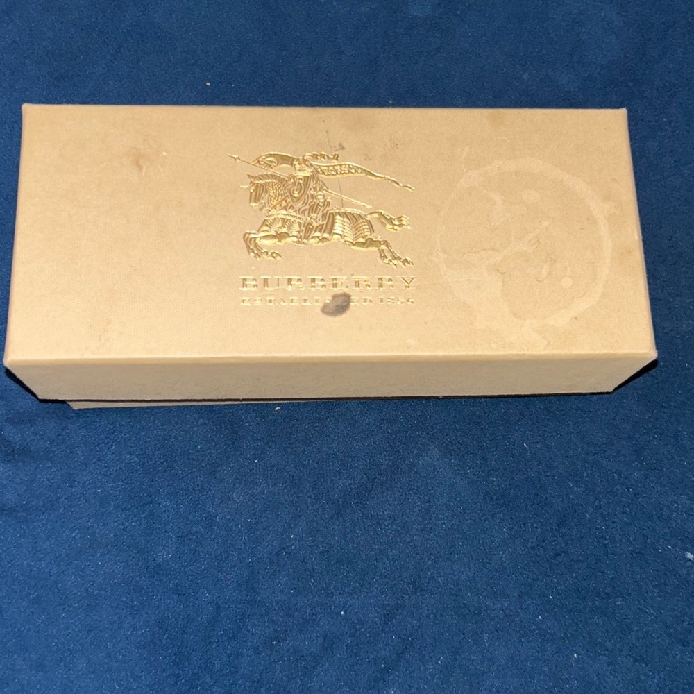 Burberry Gold Embossed Box glasses box